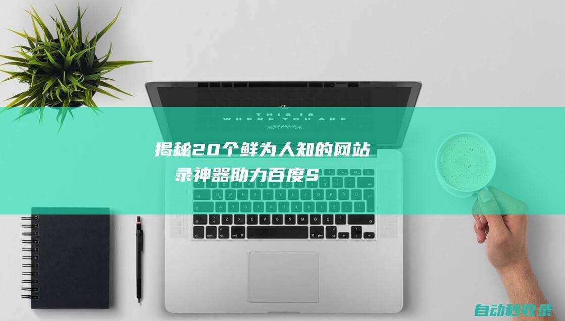 揭秘20個(gè)鮮為人知的網(wǎng)站收錄神器助力百度S