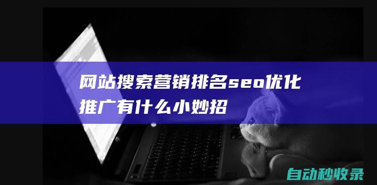 網站搜索營銷排名seo優化推廣有什么小妙招