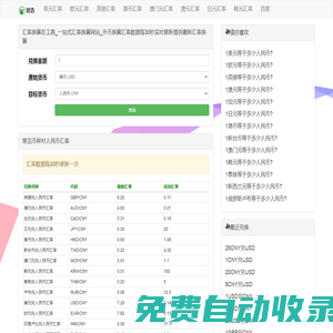 匯率換算在工具_(dá)一站式匯率換算網(wǎng)站_外幣換算匯率數(shù)據(jù)每30秒實(shí)時(shí)更新