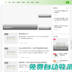 數(shù)據(jù)分析網(wǎng) - 大數(shù)據(jù)、數(shù)據(jù)分析、數(shù)據(jù)挖掘和人工智能學(xué)習(xí)交流平臺