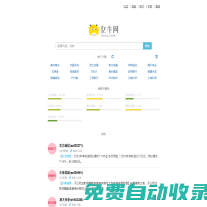 股票歷史市盈率|市凈率|PE|PB查詢——億牛網(wǎng)eniu.com