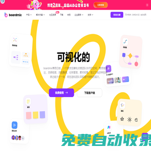 boardmix博思白板官網(wǎng), AIGC在線生成, 多人協(xié)同思維導(dǎo)圖, 流程圖工具