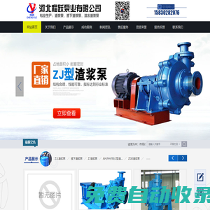 渣漿泵_ZJ渣漿泵_ZGB渣漿泵_高揚程渣漿泵_液下渣漿泵廠家_潛水渣漿泵_河北渣漿泵-河北程躍泵業(yè)有限公司