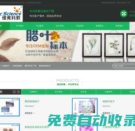 生物玻片_臘葉標(biāo)本廠家_河南顯微鏡-新鄉(xiāng)市維克科教儀器有限公司
