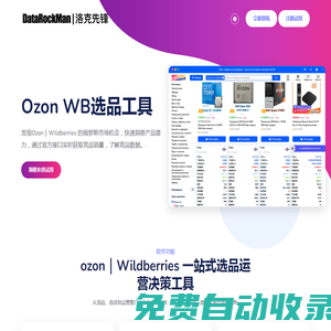 DataRockMan【洛克先鋒】| Ozon、Wildberries數據分析選品