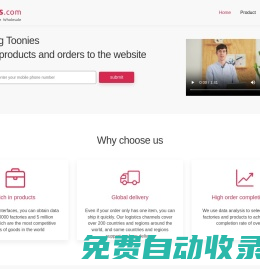 托尼斯- 一件代發，全球銷售